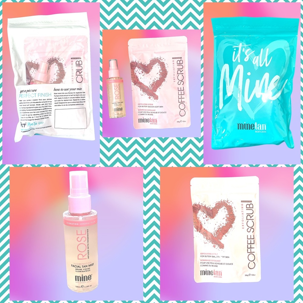 MINETAN Exfoliate & Glow KIT New in Package